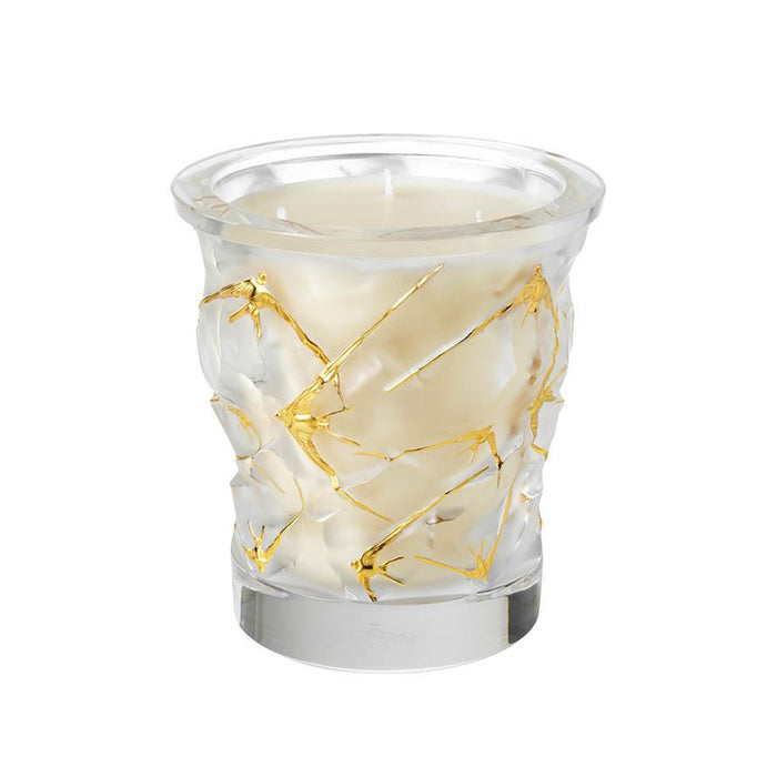 Lalique Swallow Candle Vase