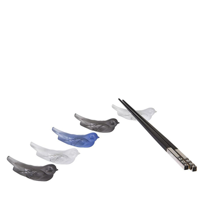 Lalique Swallow Knife-Rest Sculpture