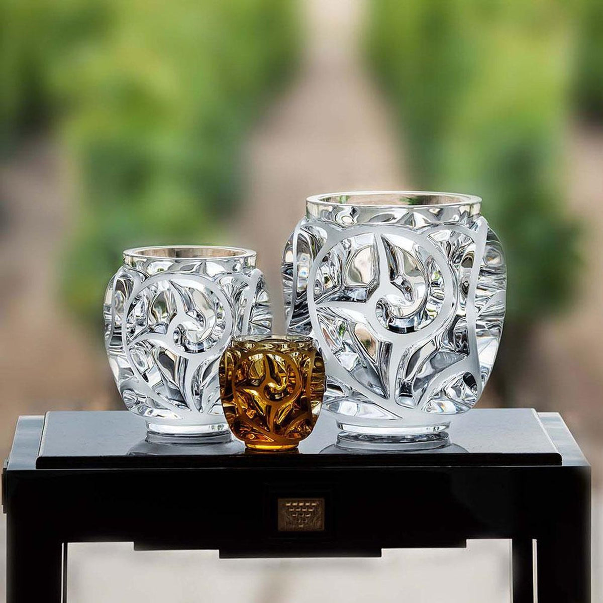 Lalique Tourbillons Small Vase