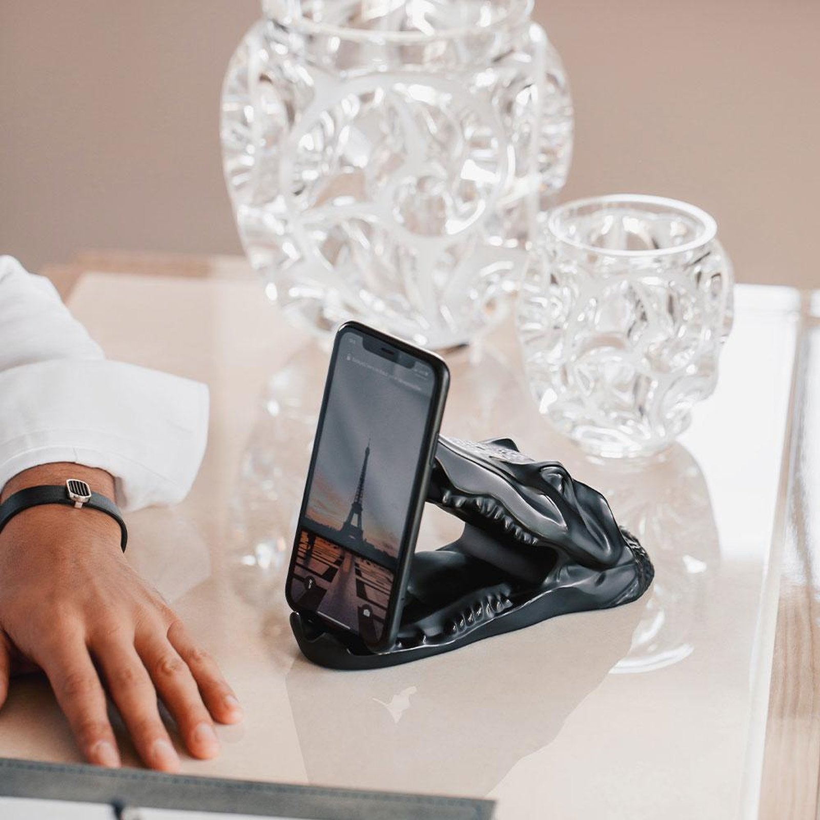 Lalique Tourbillons Vase