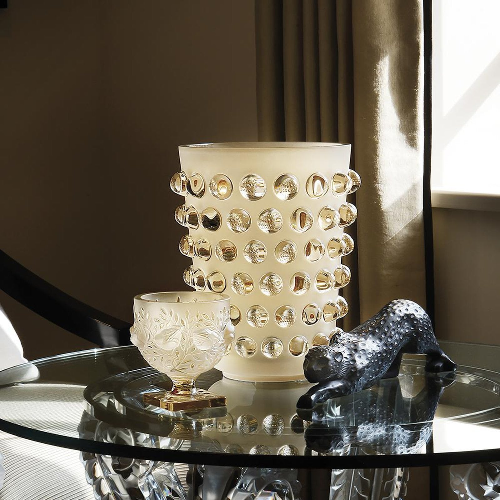 Lalique Zeila Panther Large Sculpture