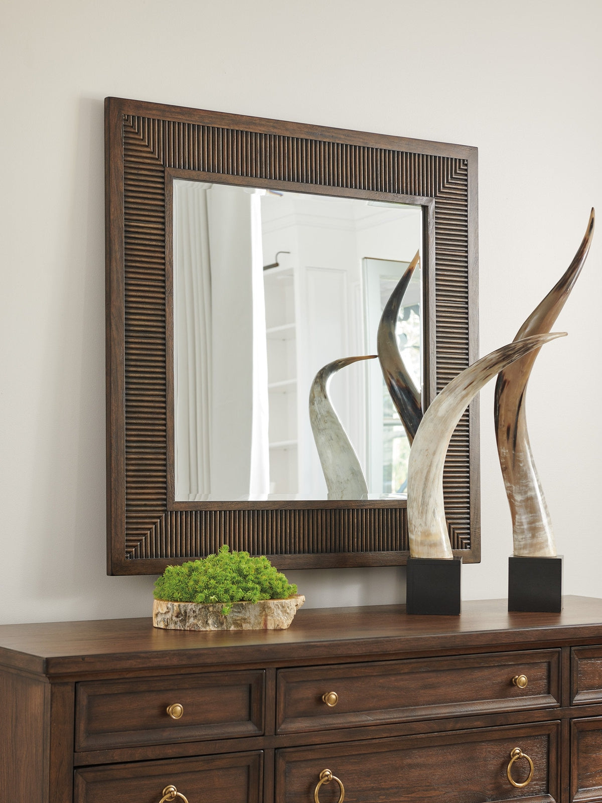 Lexington Silverado Helena Square Mirror