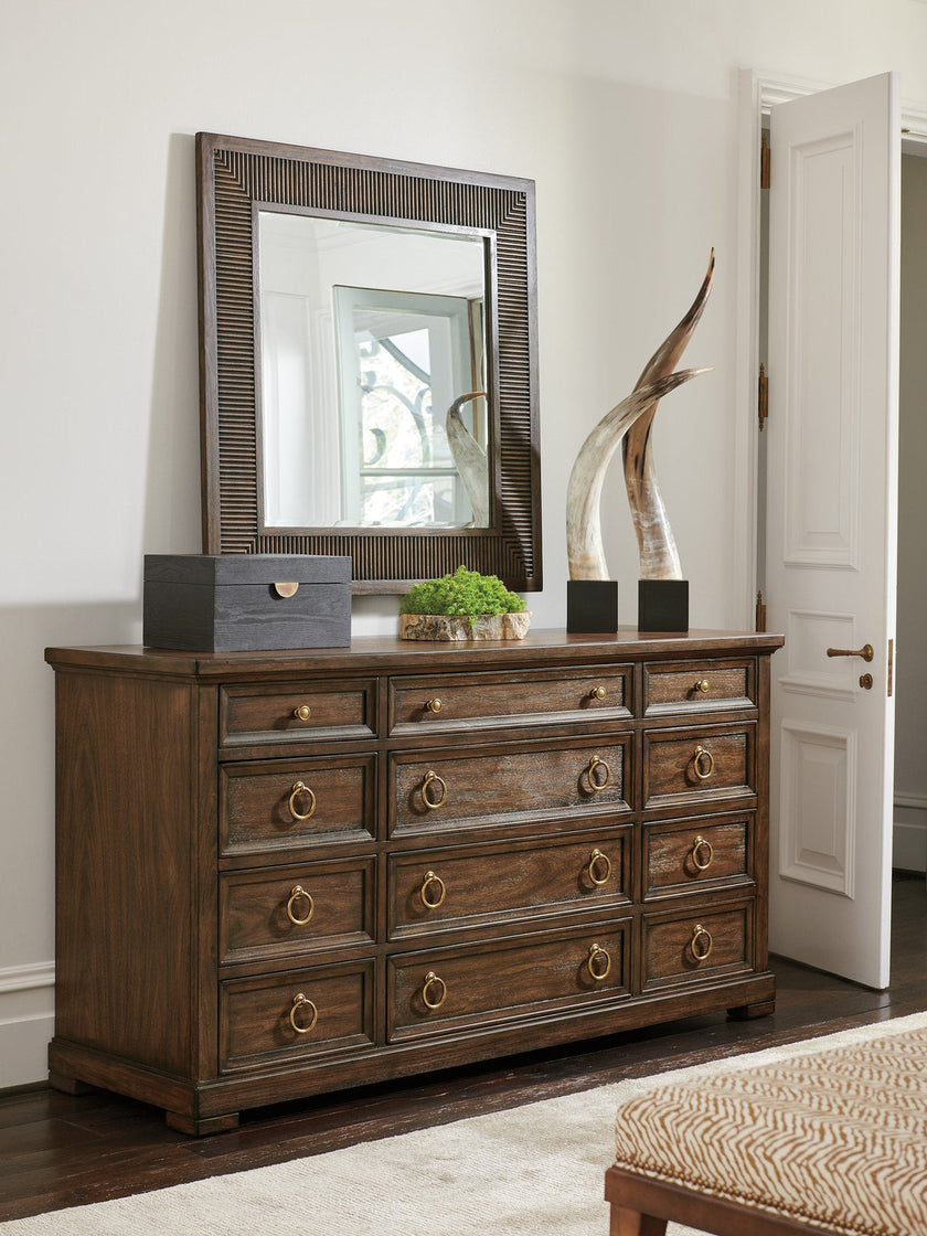 Lexington Silverado Helena Square Mirror