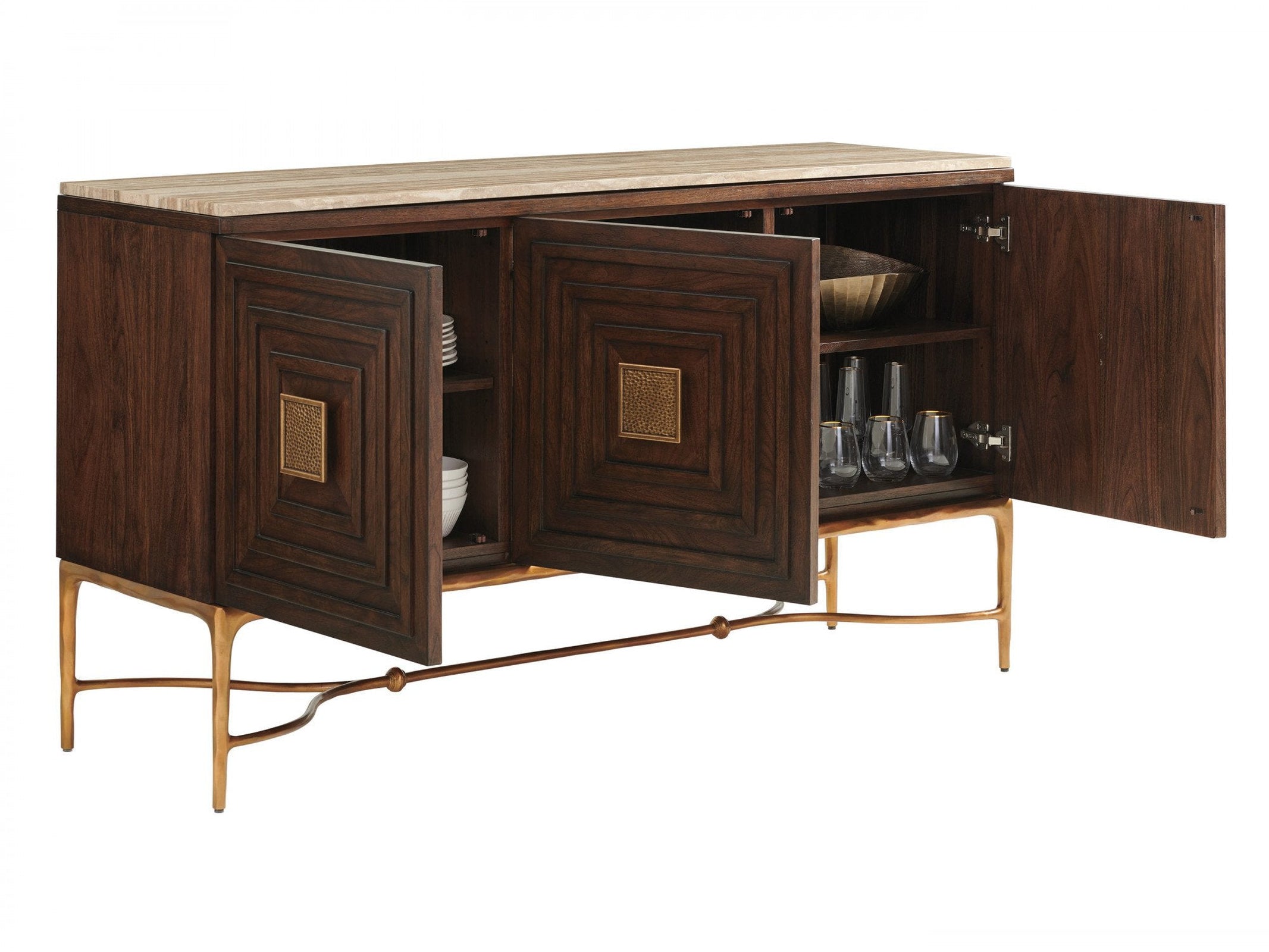 Lexington Silverado Tiburon Sideboard with Stone Top