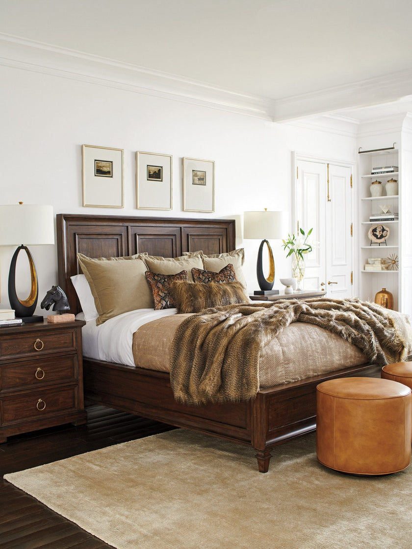Lexington Silverado Walnut Creek Wood Panel Bed