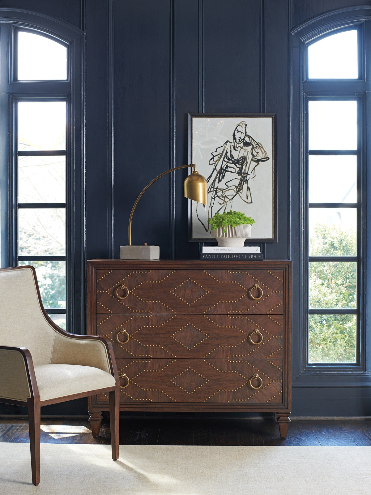 Lexington Silverado Woodland Drawer Hall Chest