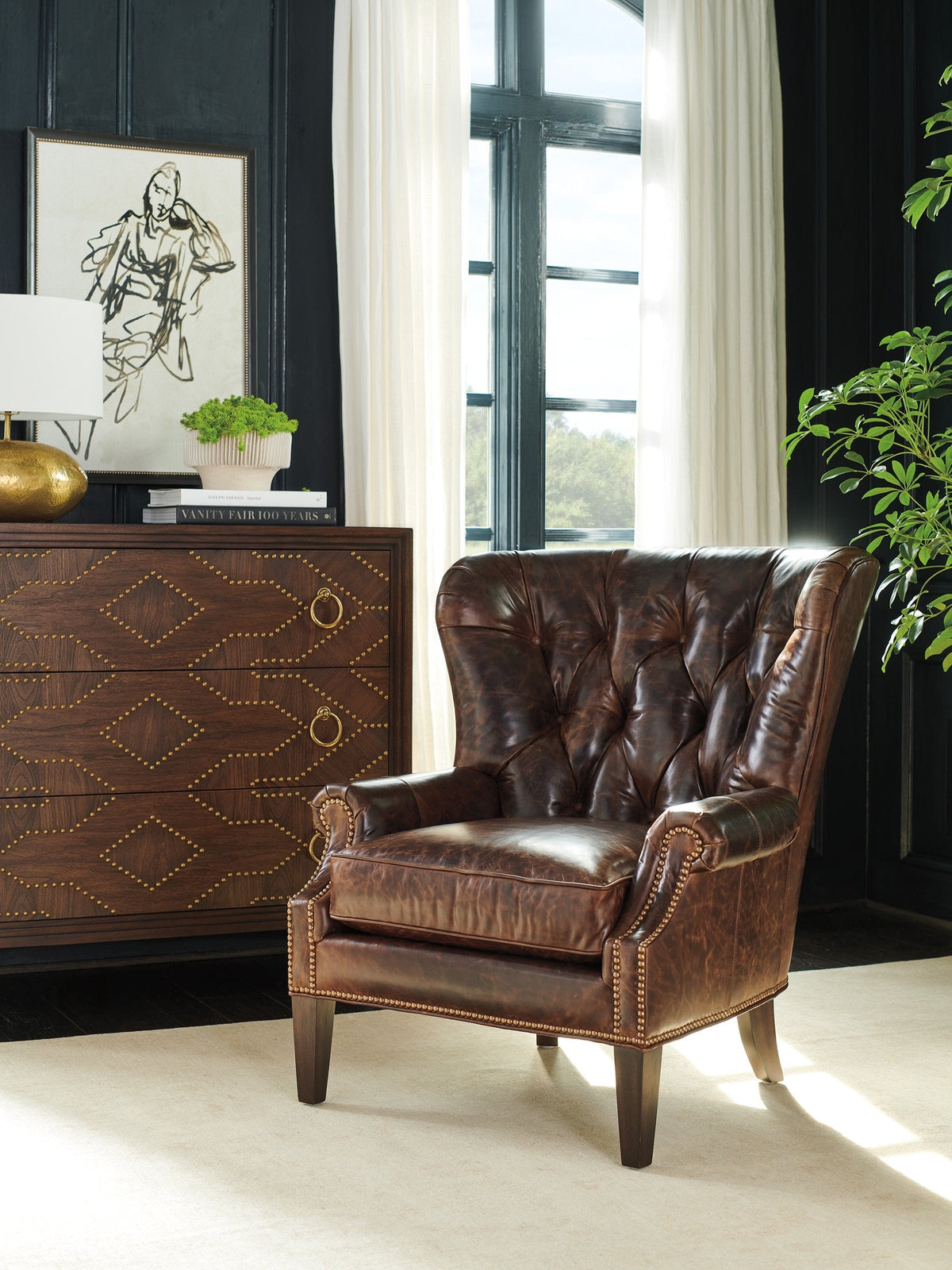 Lexington Upholstery Silverado Atwater Leather Chair