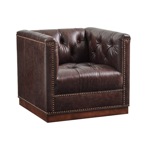 Lexington Upholstery Silverado Fremont Leather Swivel Chair