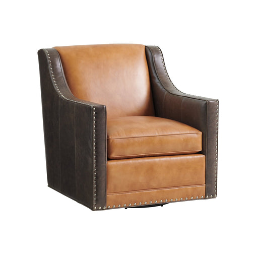 Lexington Upholstery Silverado Hayward Leather Swivel Chair