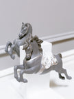 Lladro Horse Figurines on Pirouette and Courbette Set of 2 Floor Sample