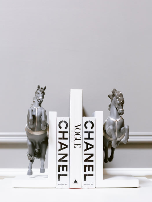 Lladro Horse Figurines on Pirouette and Courbette Set of 2 Floor Sample