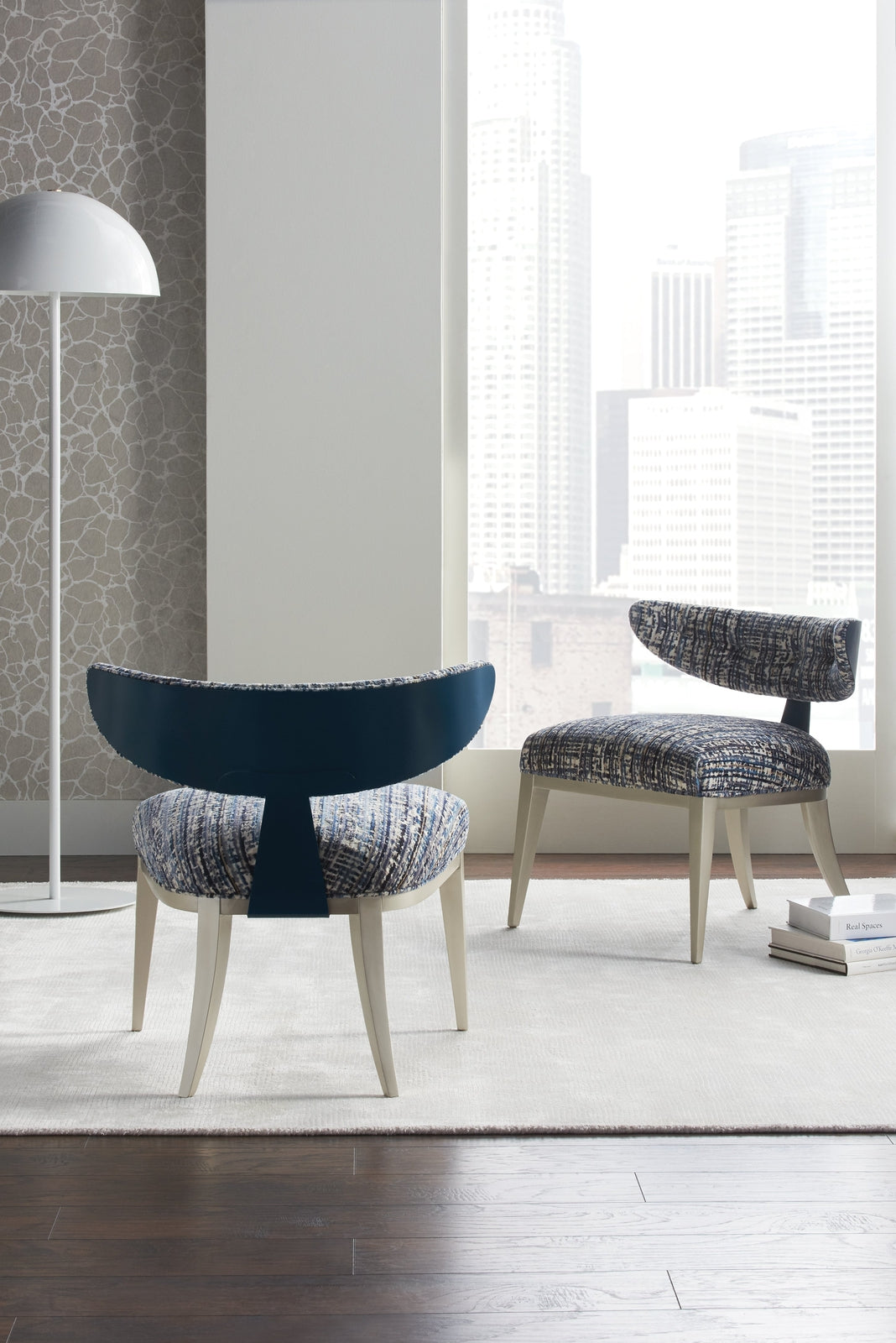 Caracole Upholstery Half Moon Chair