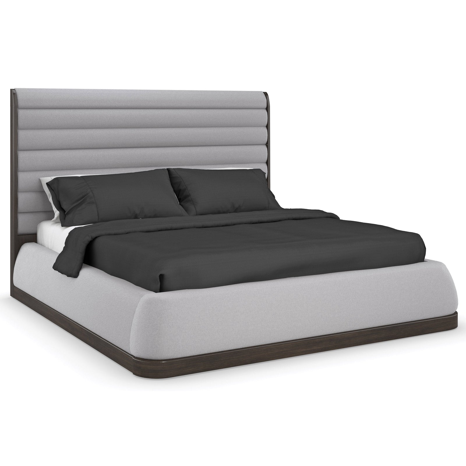 Caracole Modern La Moda Uph King Panel Bed