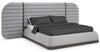 Caracole Modern La Moda Uph King Panel Bed