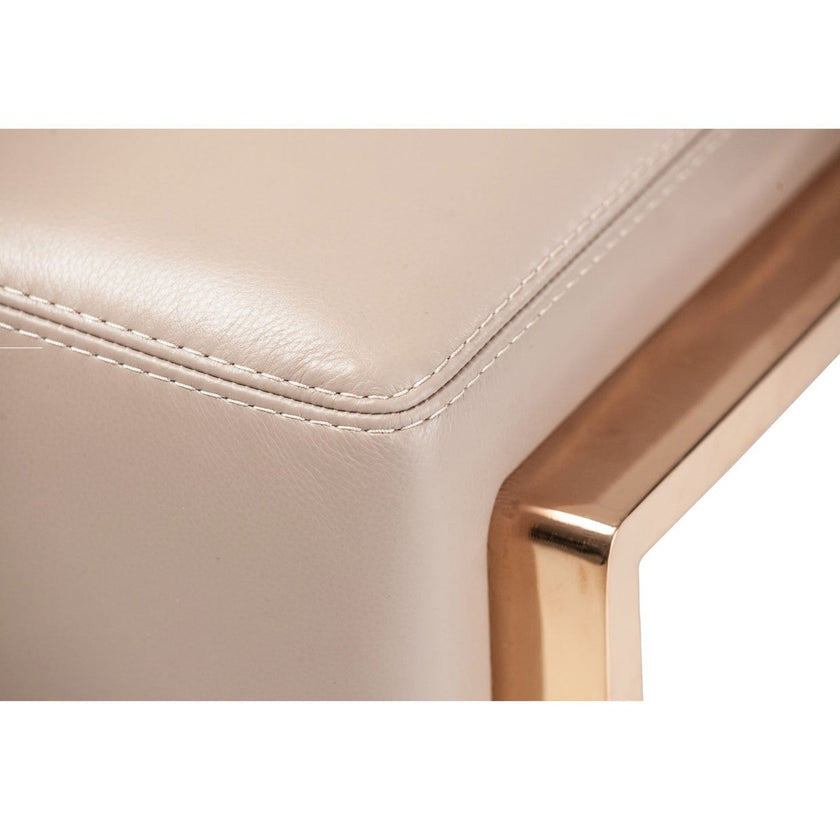 Michael Amini Mia Bella Gianna Leather Accent Chair