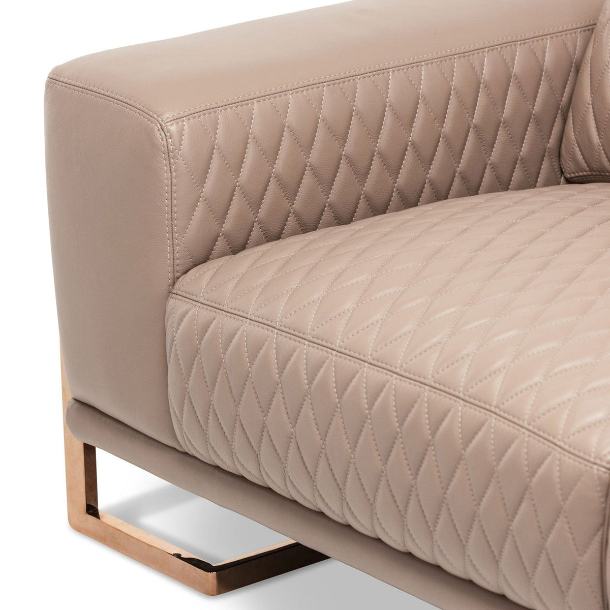 Michael Amini Mia Bella Gianna Leather Accent Chair