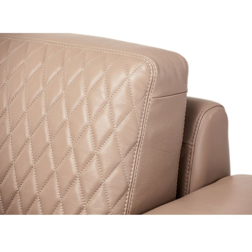 Michael Amini Mia Bella Gianna Leather Accent Chair