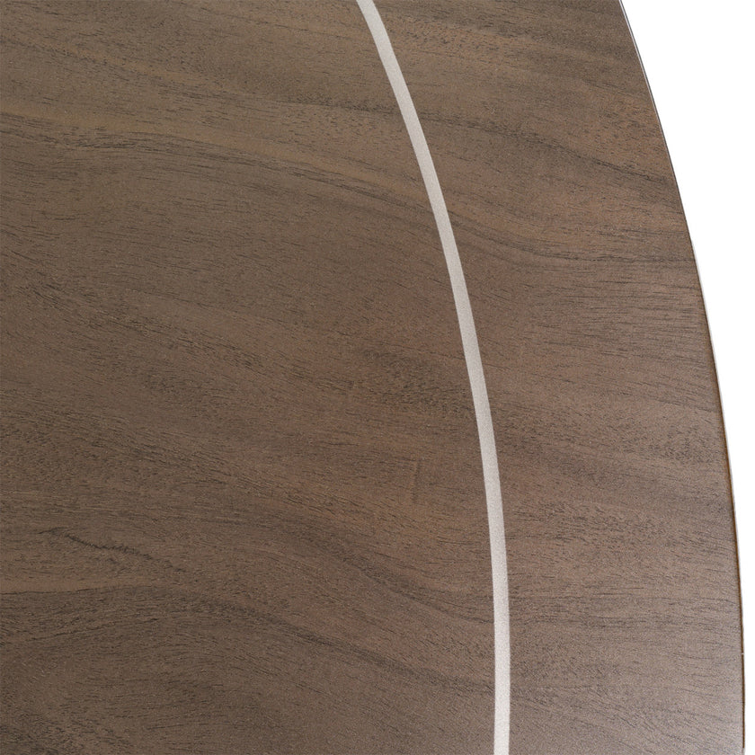 Michael Amini Villa Cherie Hazelnut Round Dining Table