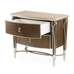 Michael Amini Villa Cherie Hazelnut Nightstand