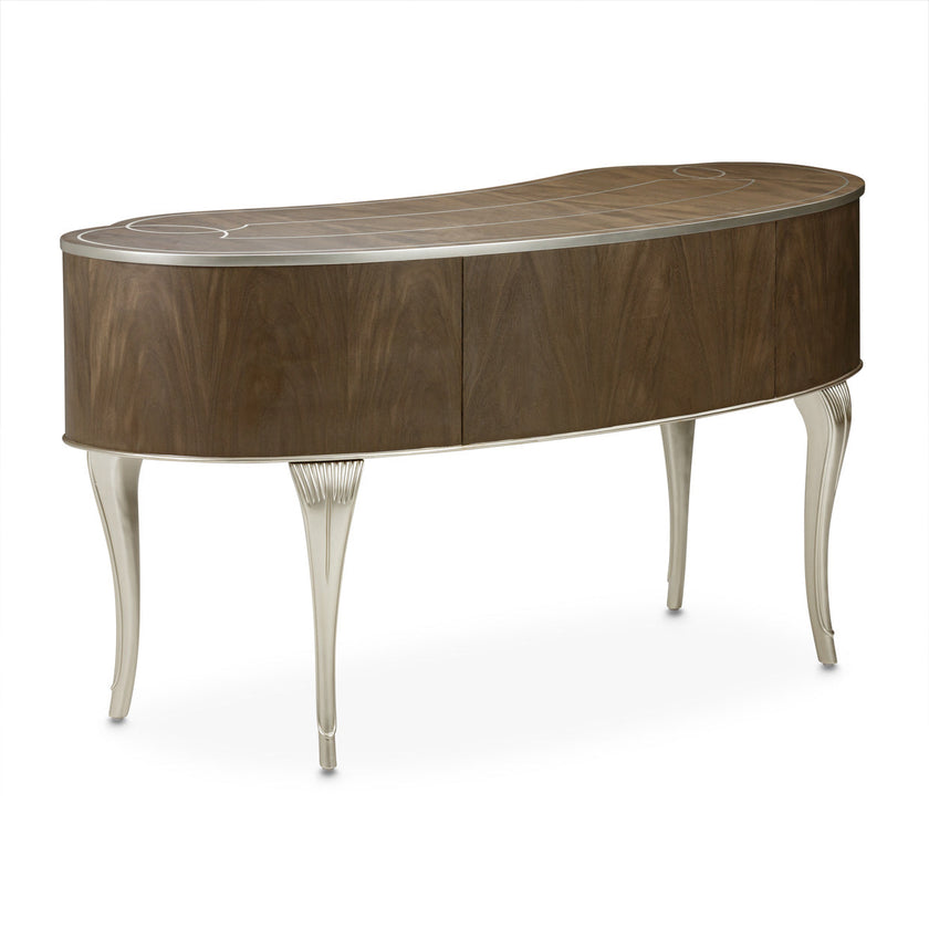 Michael Amini Villa Cherie Hazelnut Vanity Desk