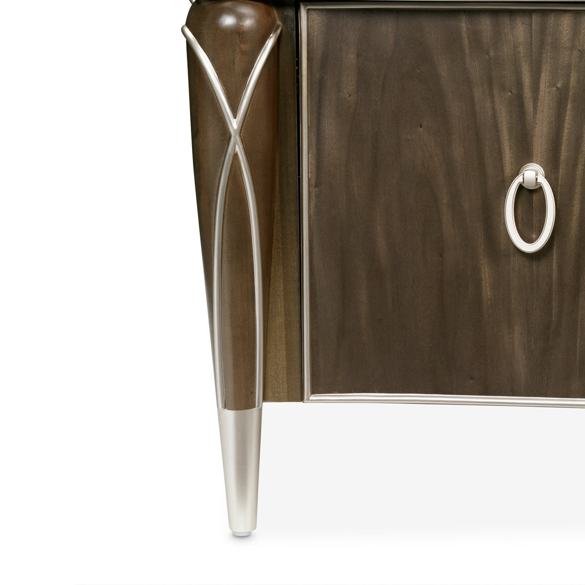 Michael Amini Villa Cherie Hazelnut Media Cabinet