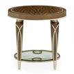 Michael Amini Villa Cherie Hazelnut End Table