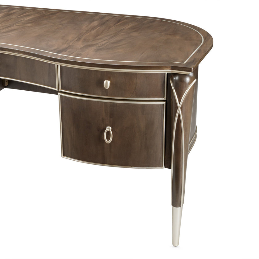 Michael Amini Villa Cherie Hazelnut Desk