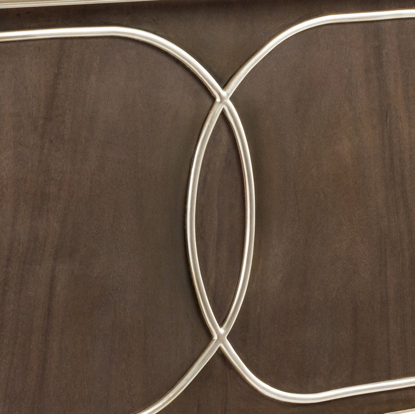 Michael Amini Villa Cherie Hazelnut Desk