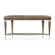 Michael Amini Villa Cherie Hazelnut Console Table