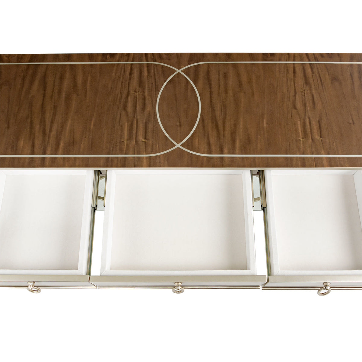 Michael Amini Villa Cherie Hazelnut Console Table