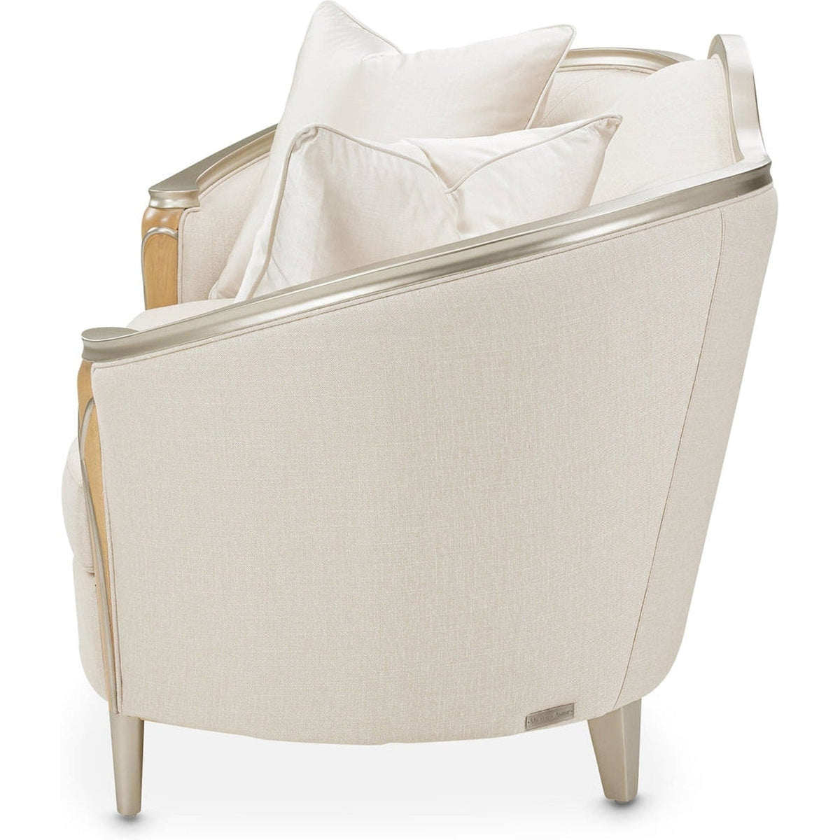 Michael Amini Villa Cherie Caramel Loveseat