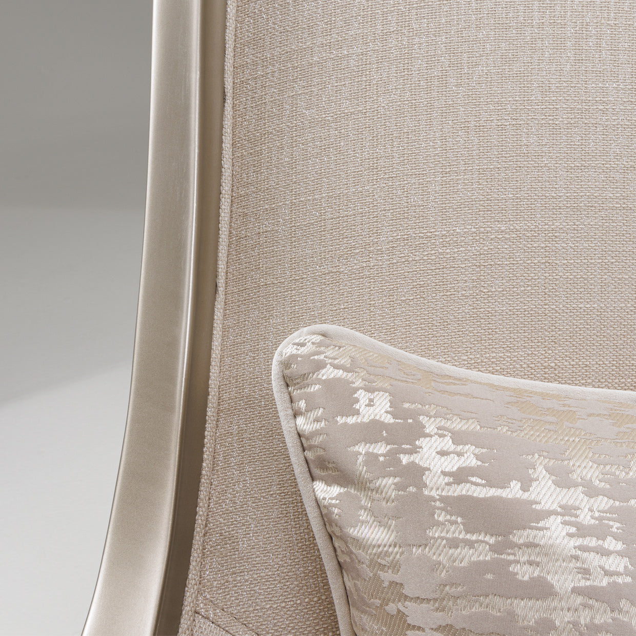 Michael Amini Villa Cherie Caramel Accent Chair