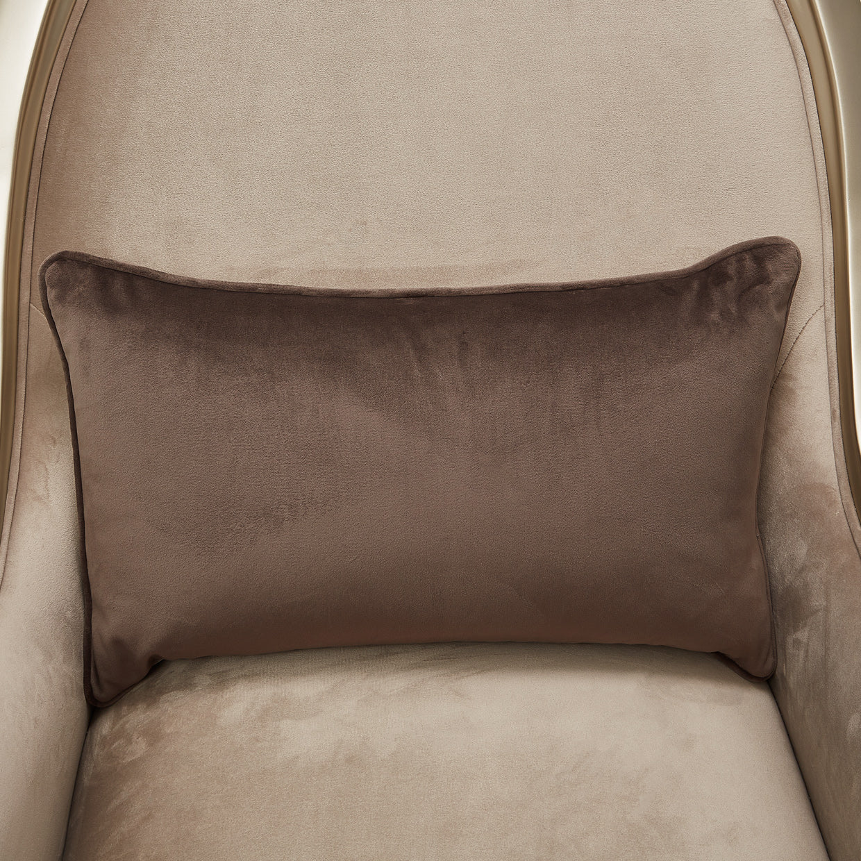 Michael Amini Villa Cherie Hazelnut Accent Chair