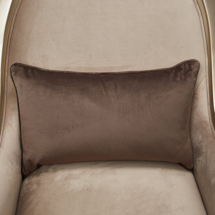 Michael Amini Villa Cherie Hazelnut Accent Chair