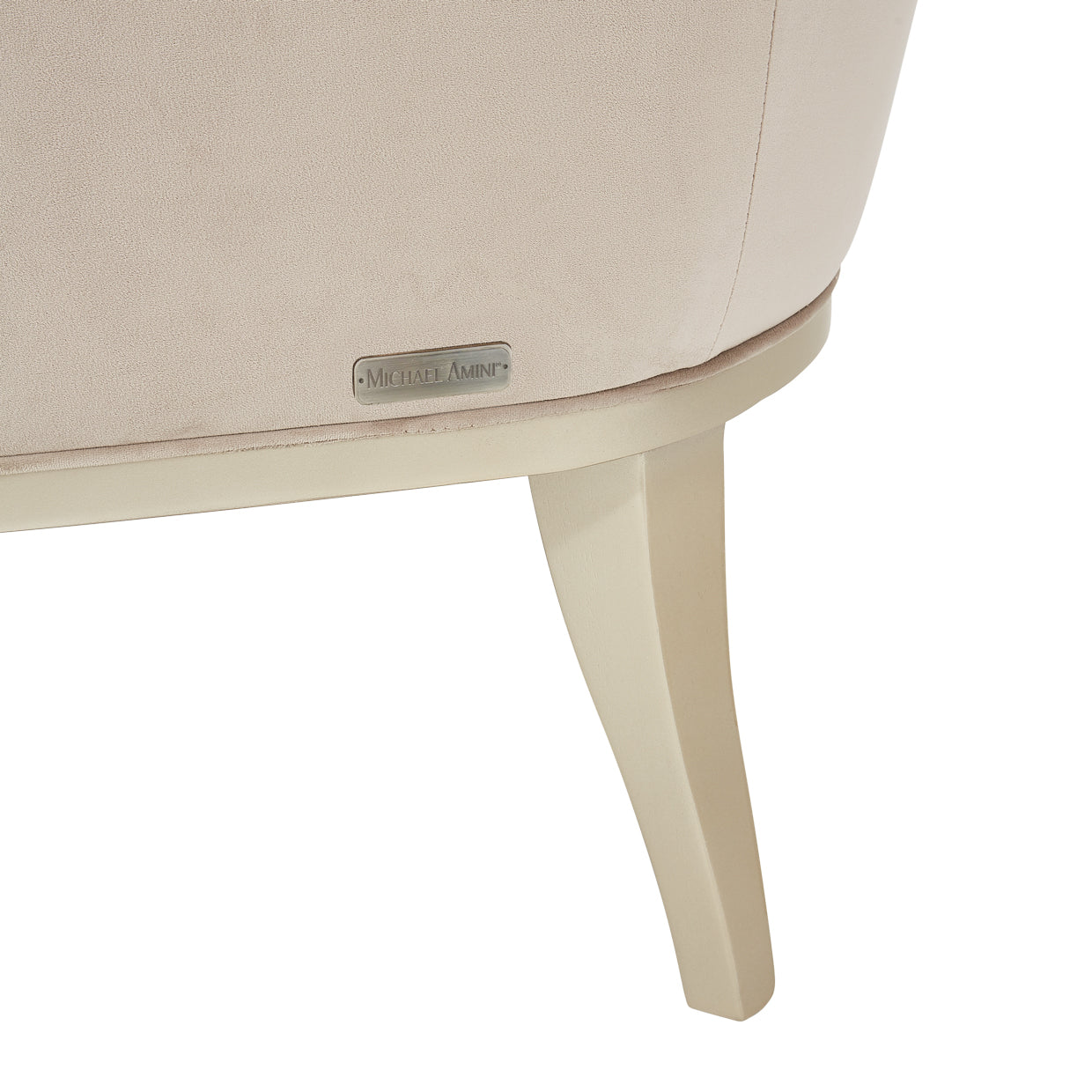 Michael Amini Villa Cherie Hazelnut Accent Chair