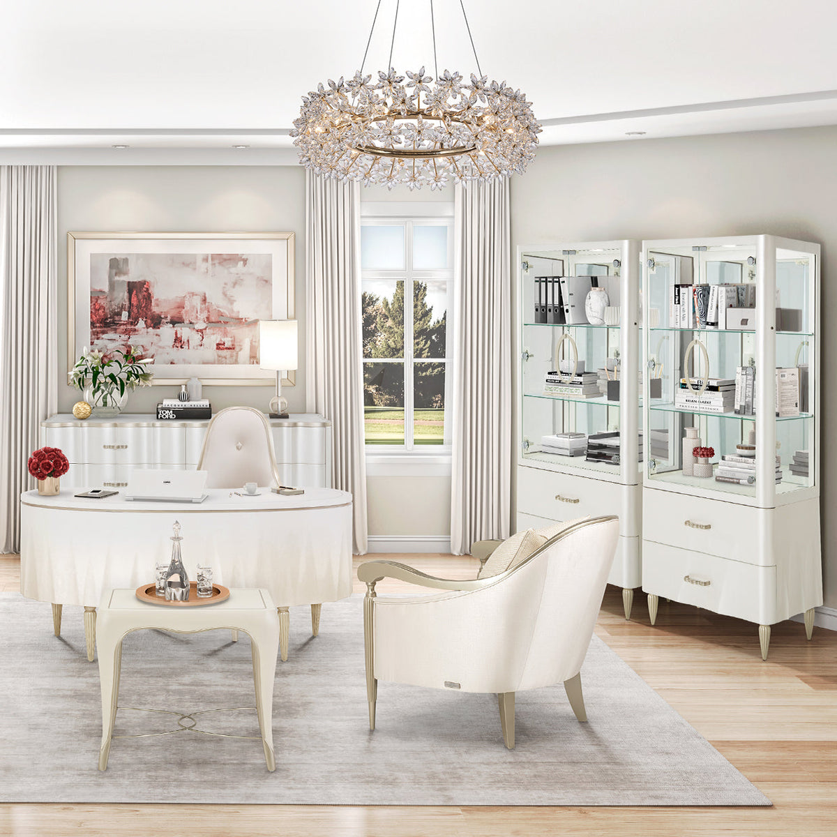Michael Amini London Place Display Cabinet