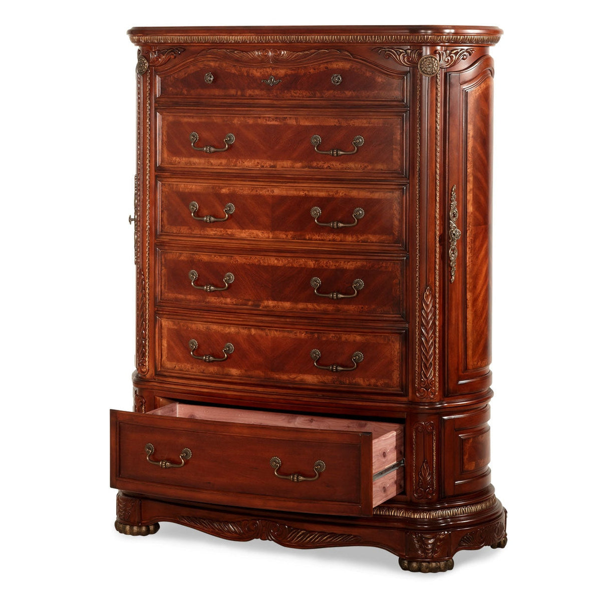 Michael Amini Cortina Vertical Storage Cabinets Chest