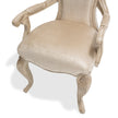 Michael Amini Platine De Royale Champagne Arm Chair