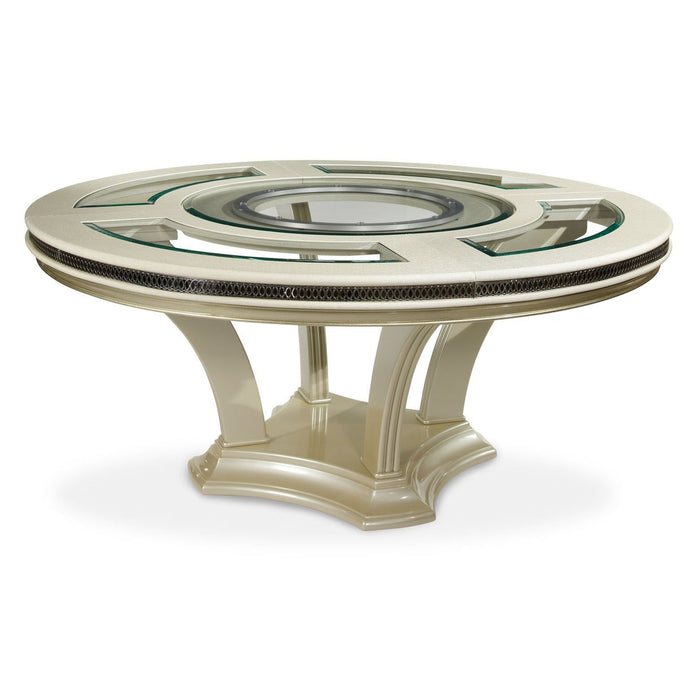 Michael Amini Hollywood Swank Round Dining Table DSC