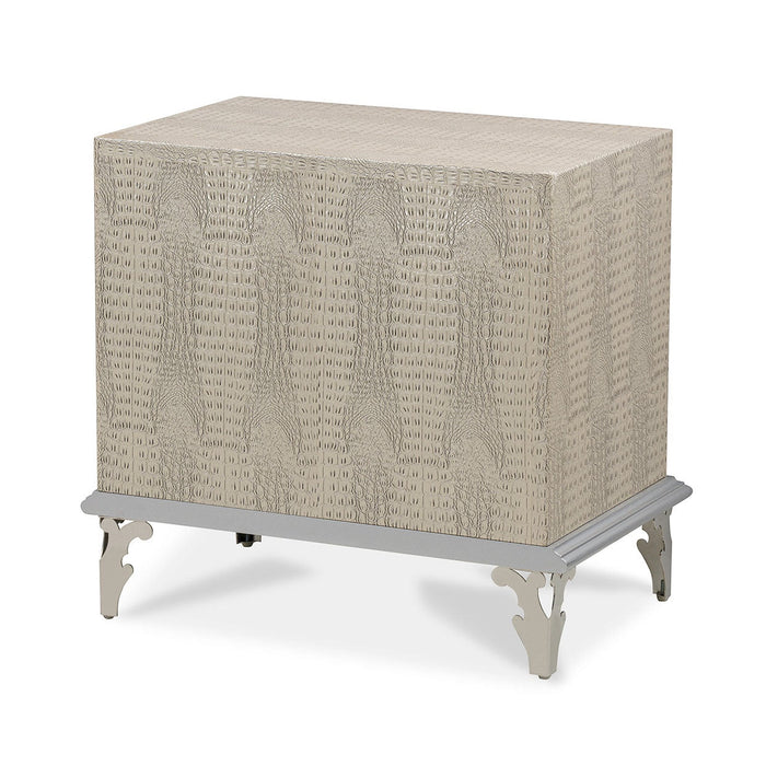 Michael Amini Hollywood Swank Upholstered Night Stand DSC