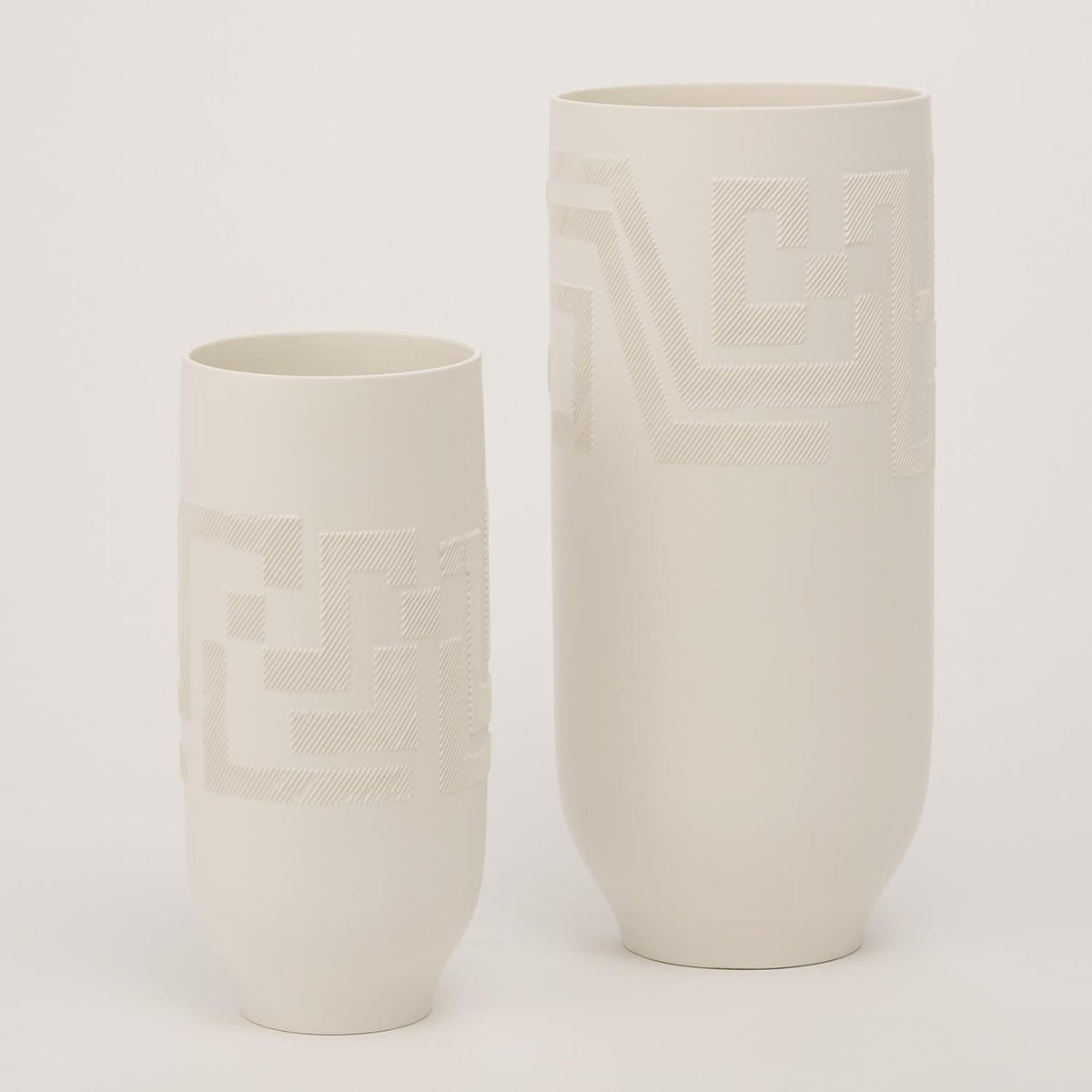 Global Views Matte White Chaco Vase