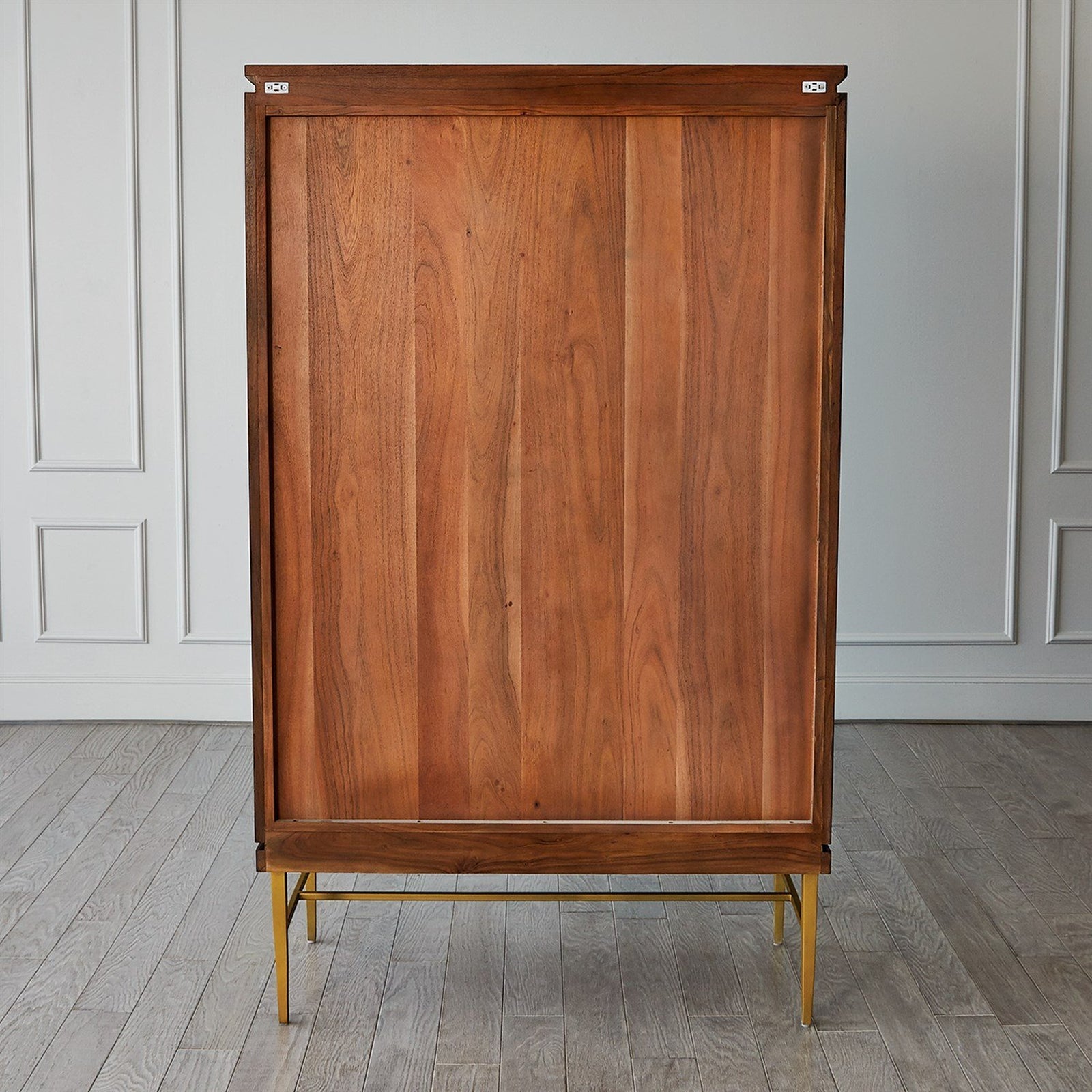 Global Views Latilla Tall Bar Cabinet