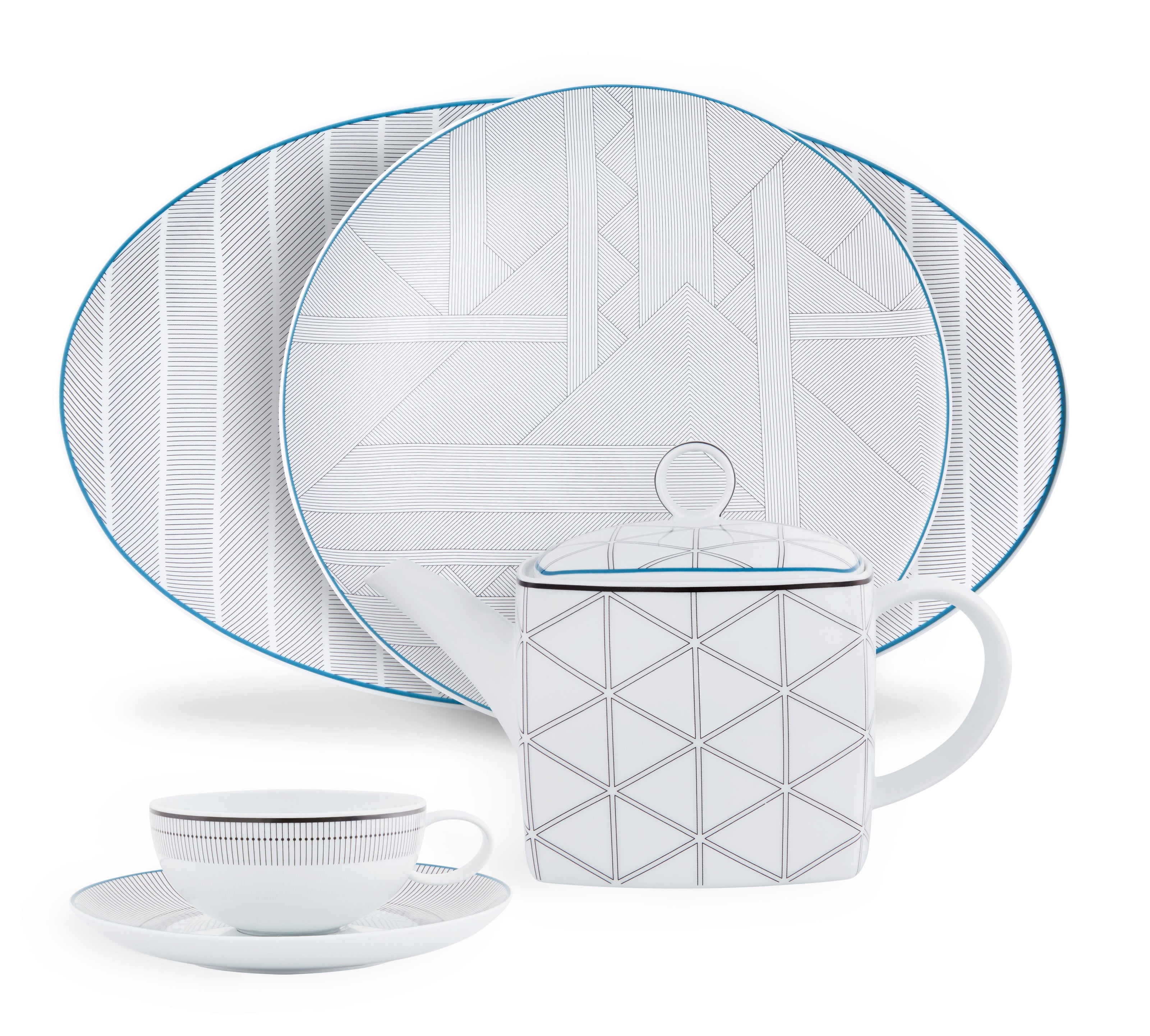 Vista Alegre Orquestra Bread And Butter Plate By David Raffoul and Nicolas Moussallem