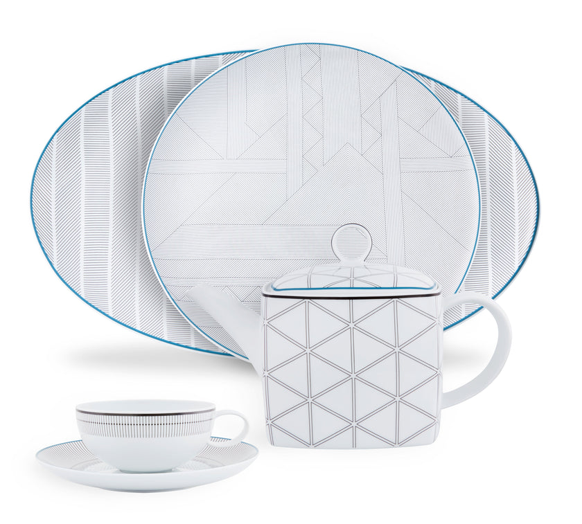 Vista Alegre Orquestra Bread And Butter Plate By David Raffoul and Nicolas Moussallem
