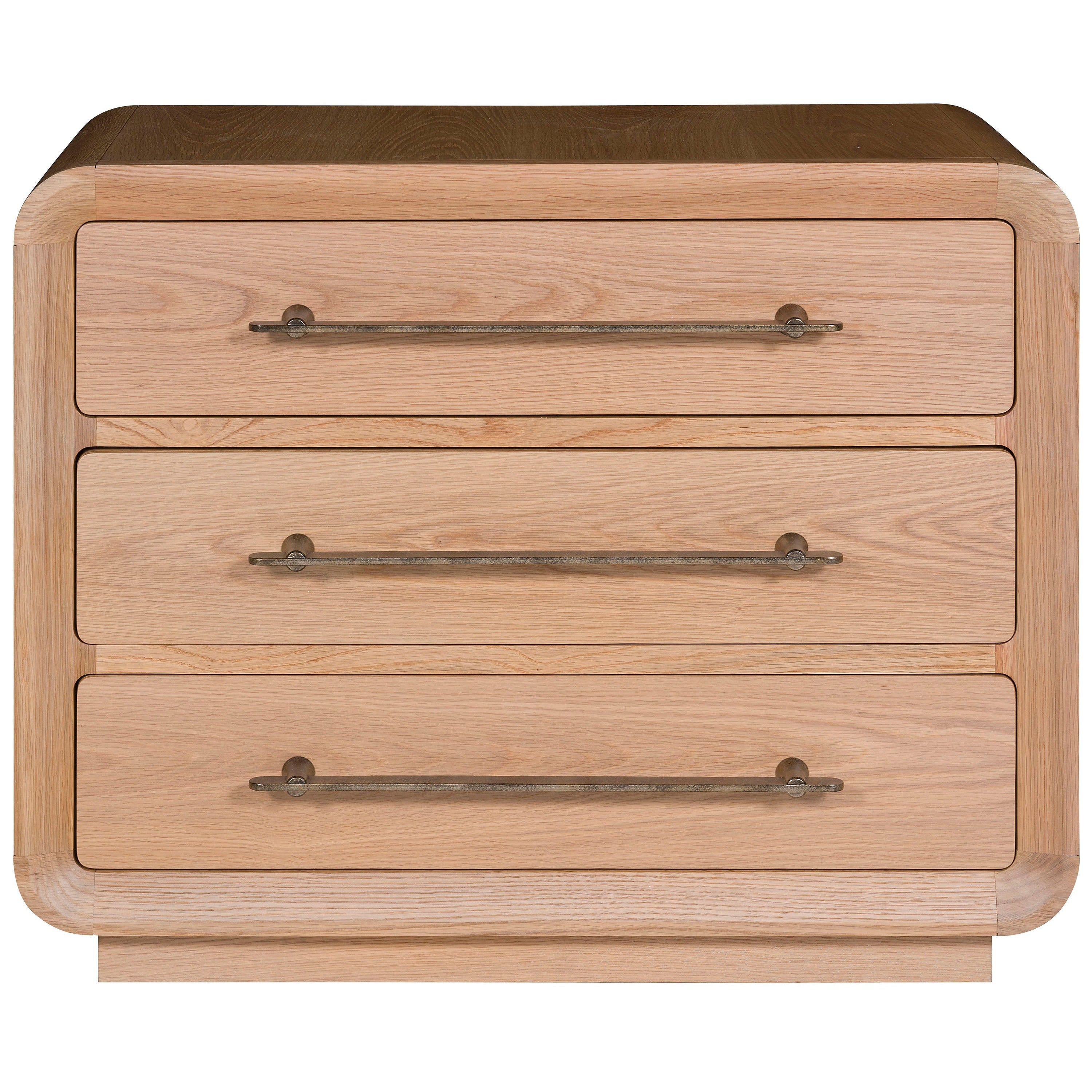 Vanguard Form Three Drawer Nightstand