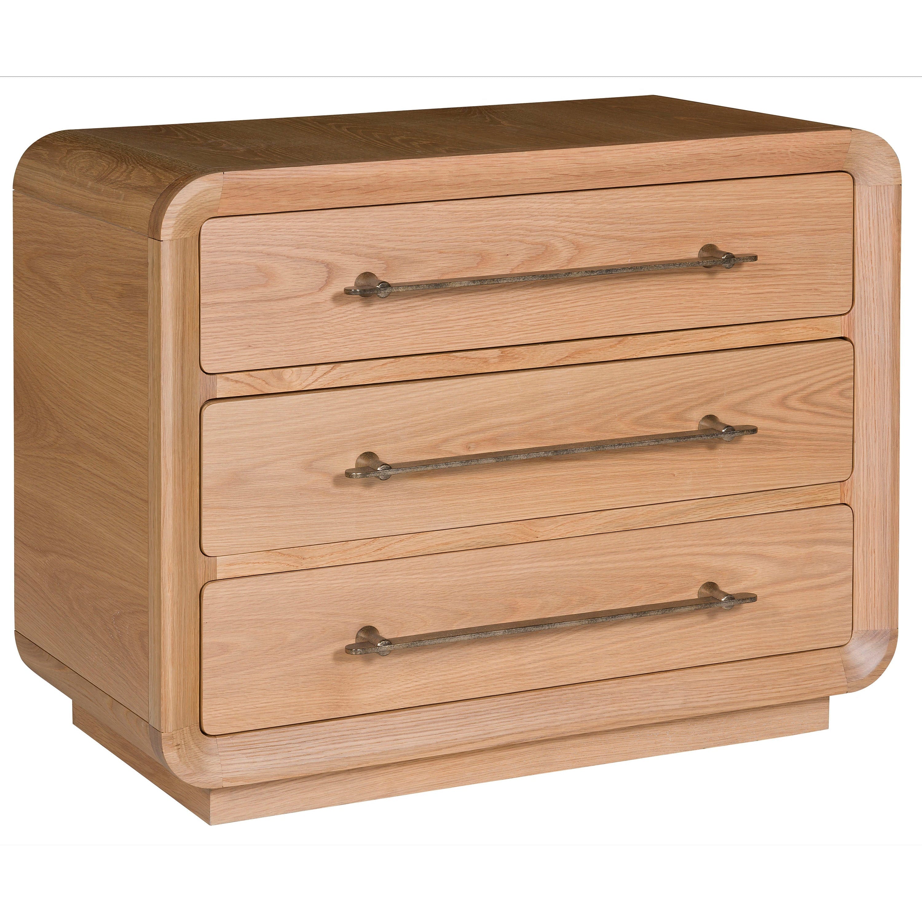 Vanguard Form Three Drawer Nightstand