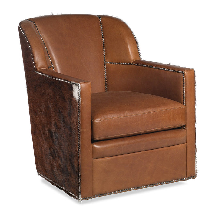 Maitland Smith Bronson Swivel Chair