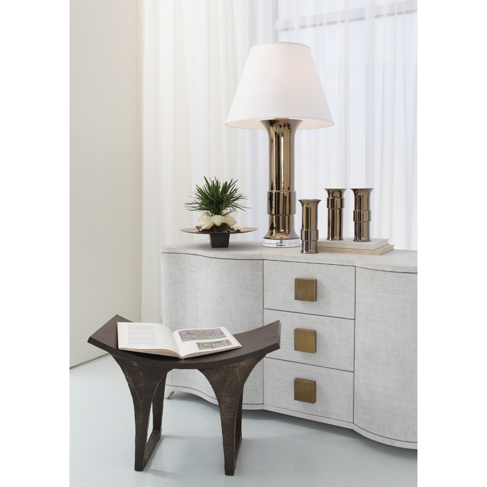 Global Views Shanghai Stool