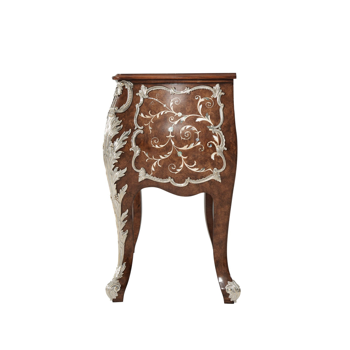 Theodore Alexander Laurent Bombe Commode Open Box Item