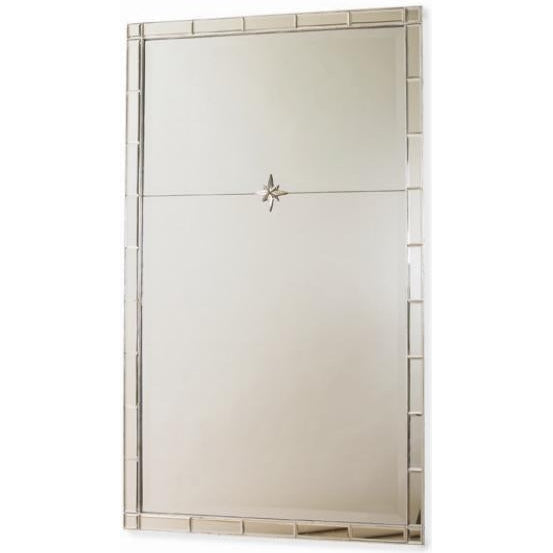 Century Furniture Grand Tour Silver Leaf Mirror